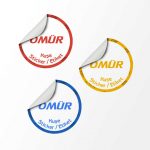 Model 2-Kuşe Sticker