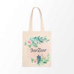 Model 1-Baskılı Ham Bez Çanta